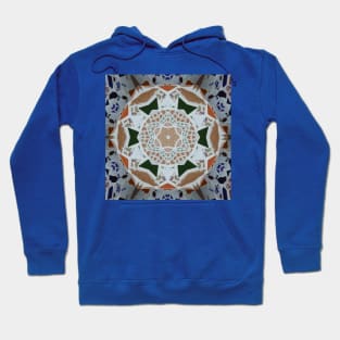 Tile Fragments Mandala Hoodie